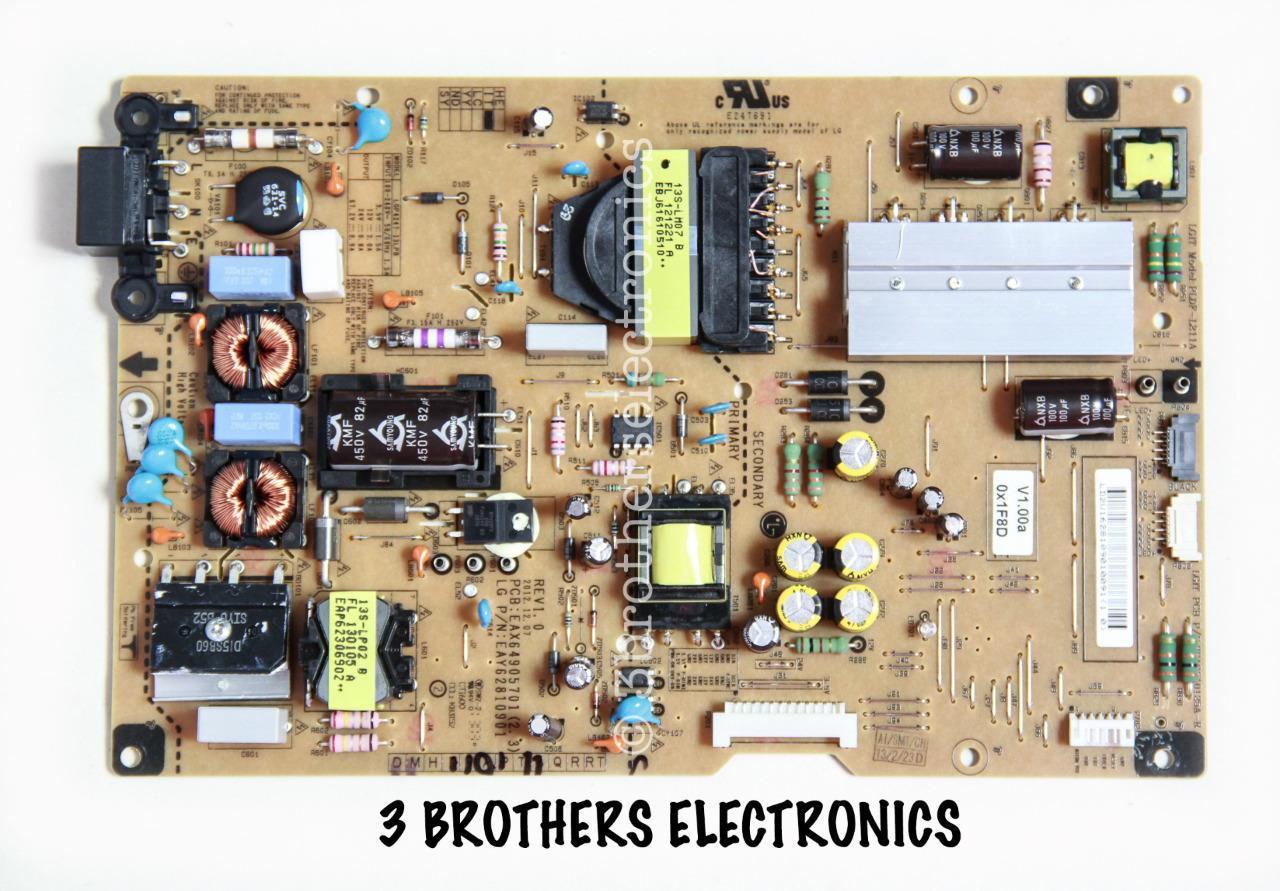 EAY62810901 LG Power Supply LED Board 47LA7400 teste